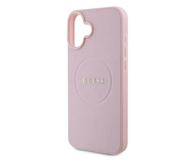 Guess Grained Ring do iPhone 16 Plus różowy - 1279150 - zdjęcie 2
